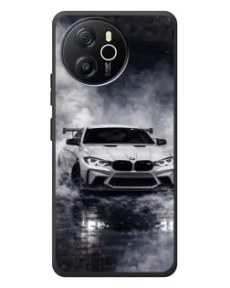 Чехол для Blackview Oscal Tiger 12 с картинкой «BMW сквозь туман»