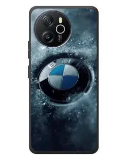 Чехол для Blackview Oscal Tiger 12 с картинкой «Логотип BMW — лед»