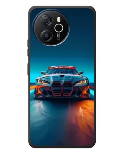 Чехол для Blackview Oscal Tiger 12 с картинкой «BMW — огни неона» Чехол для Blackview Oscal Tiger 12 с картинкой «BMW — огни неона»