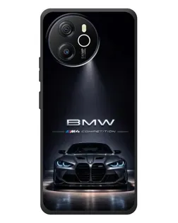 Чехол для Blackview Oscal Tiger 12 с картинкой «BMW сквозь ночной город»