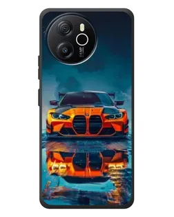 Чехол для Blackview Oscal Tiger 12 с картинкой «BMW — золотая эмблема»