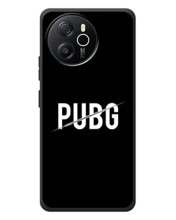 Чехол для Blackview Oscal Tiger 12 с картинкой «PUBG — белый логотип»