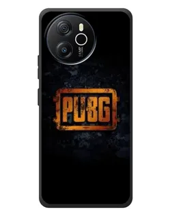 Чехол для Blackview Oscal Tiger 12 с картинкой «PUBG — золотой логотип»