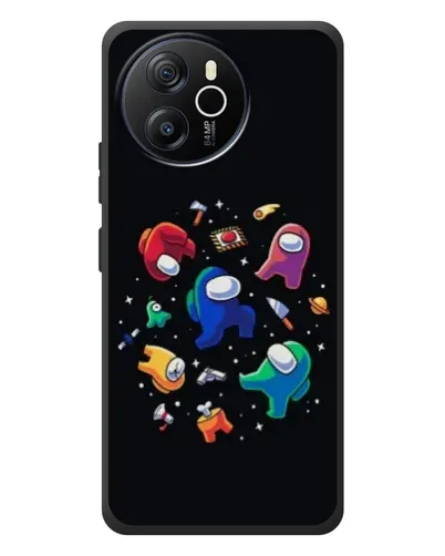 Чехол для Blackview Oscal Tiger 12 с картинкой «Among Us космос»