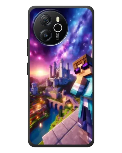 Чехол для Blackview Oscal Tiger 12 с картинкой «Стив и космос»