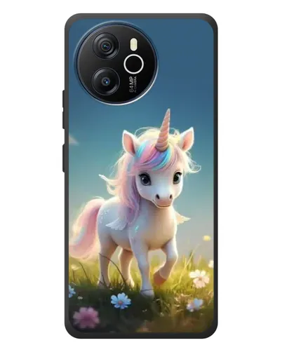 Чехол для Blackview Oscal Tiger 12 с картинкой «Единорог на поляне»