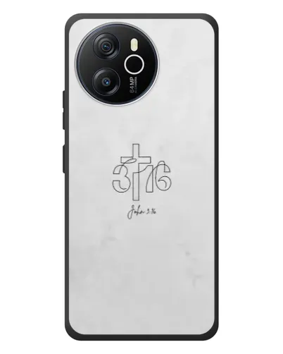 Чехол для Blackview Oscal Tiger 12 с картинкой «Иоанна 3:16 Крест»