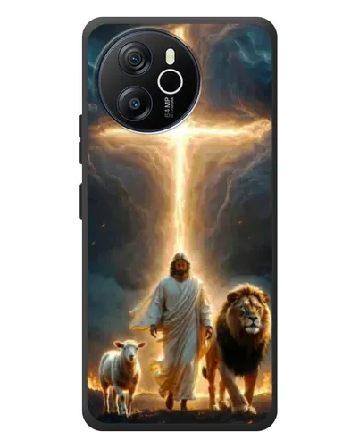 Чехол для Blackview Oscal Tiger 12 с картинкой «Лев Иуды и Свет»
