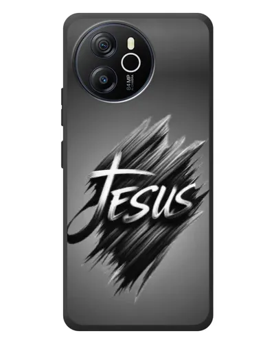 Чехол для Blackview Oscal Tiger 12 с картинкой «Надпись Jesus Graffiti»