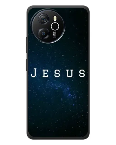 Чехол для Blackview Oscal Tiger 12 с картинкой «Звездное небо Jesus»