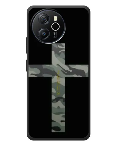 Чехол для Blackview Oscal Tiger 12 с картинкой «Милитари Крест»