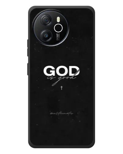 Чехол для Blackview Oscal Tiger 12 с картинкой «GOD — Бог над всем»