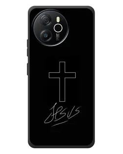 Чехол для Blackview Oscal Tiger 12 с картинкой «Графический крест Jesus» Чехол для Blackview Oscal Tiger 12 с картинкой «Графический крест Jesus»
