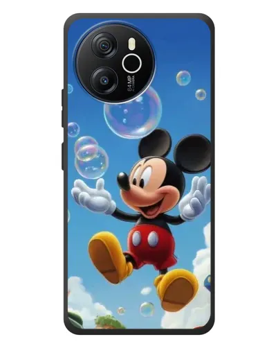 Чехол для Blackview Oscal Tiger 12 с картинкой «Mickey и мыльные пузыри»