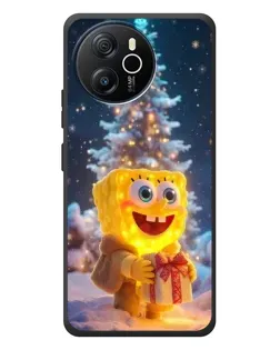 Чехол для Blackview Oscal Tiger 12 с картинкой «Рождественский Спанч Боб»