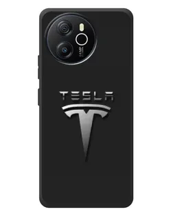 Чехол для Blackview Oscal Tiger 12 с картинкой «Стальной логотип Tesla» Чехол для Blackview Oscal Tiger 12 с картинкой «Стальной логотип Tesla»