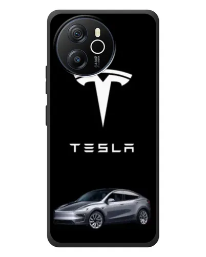 Чехол для Blackview Oscal Tiger 12 с картинкой «Tesla Model Y» Чехол для Blackview Oscal Tiger 12 с картинкой «Tesla Model Y»