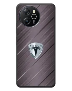 Чехол для Blackview Oscal Tiger 12 с картинкой «Металлическая текстура Tesla» Чехол для Blackview Oscal Tiger 12 с картинкой «Металлическая текстура Tesla»