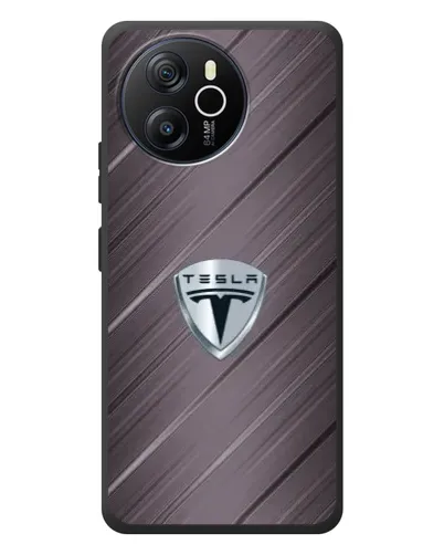 Чехол для Blackview Oscal Tiger 12 с картинкой «Металлическая текстура Tesla» Чехол для Blackview Oscal Tiger 12 с картинкой «Металлическая текстура Tesla»