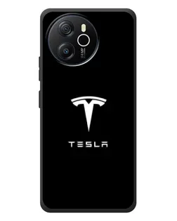 Чехол для Blackview Oscal Tiger 12 с картинкой «Tesla White Logo» Чехол для Blackview Oscal Tiger 12 с картинкой «Tesla White Logo»