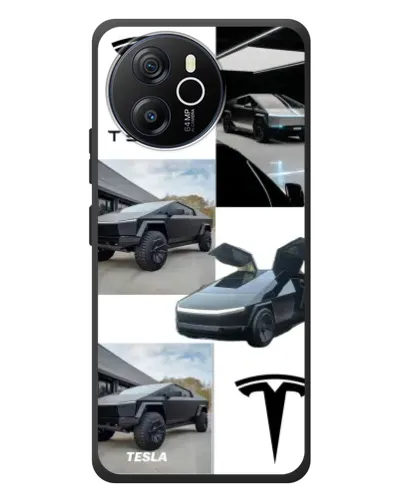 Чехол для Blackview Oscal Tiger 12 с картинкой «Коллаж Cybertruck Tesla» Чехол для Blackview Oscal Tiger 12 с картинкой «Коллаж Cybertruck Tesla»