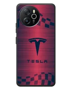 Чехол для Blackview Oscal Tiger 12 с картинкой «Тесла красный карбон» Чехол для Blackview Oscal Tiger 12 с картинкой «Тесла красный карбон»