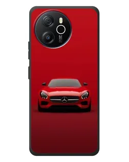 Чехол для Blackview Oscal Tiger 12 с картинкой «Красный Mercedes AMG»