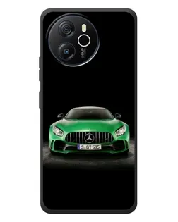 Чехол для Blackview Oscal Tiger 12 с картинкой «Mercedes — неоновый лого»