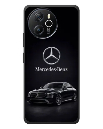 Чехол для Blackview Oscal Tiger 12 с картинкой «Mercedes — решетка радиатора»