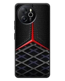 Чехол для Blackview Oscal Tiger 12 с картинкой «Mercedes Carbon Grid»