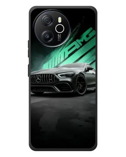 Чехол для Blackview Oscal Tiger 12 с картинкой «Темный Mercedes AMG»