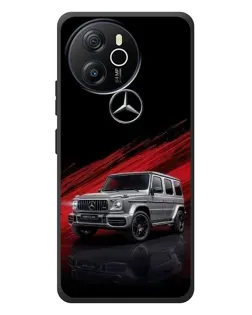 Чехол для Blackview Oscal Tiger 12 с картинкой «Mercedes G-Class красный»