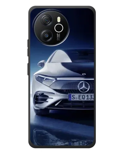 Чехол для Blackview Oscal Tiger 12 с картинкой «Mercedes EQ — будущее»