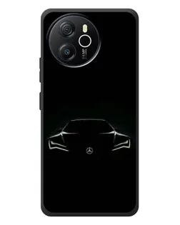 Чехол для Blackview Oscal Tiger 12 с картинкой «Mercedes — силуэт авто»