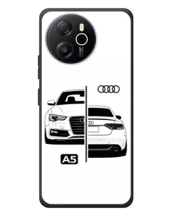 Чохол для Blackview Oscal Tiger 12 з картинкою «Audi — контрастний дизайн» Чохол для Blackview Oscal Tiger 12 з картинкою «Audi — контрастний дизайн»