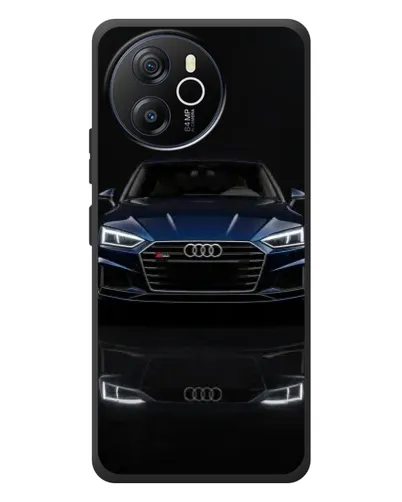 Чехол для Blackview Oscal Tiger 12 с картинкой «Audi — ночное отражение»