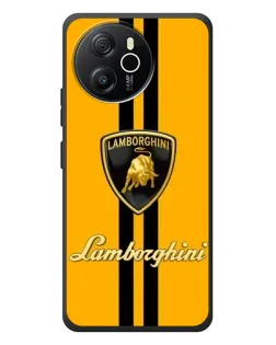 Чехол для Blackview Oscal Tiger 12 с картинкой «Lamborghini Stripe желтый»