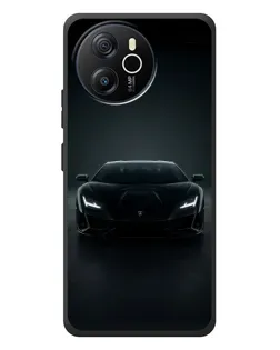 Чехол для Blackview Oscal Tiger 12 с картинкой «Черный Lamborghini Aventador»