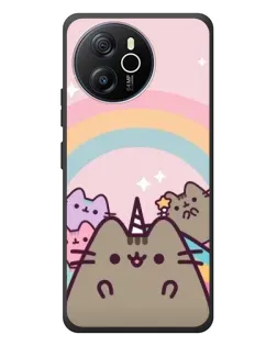 Чехол для Blackview Oscal Tiger 12 с картинкой «Единорог Pusheen»
