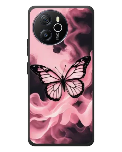 Чехол для Blackview Oscal Tiger 12 с картинкой «Бабочка в дыму» Чехол для Blackview Oscal Tiger 12 с картинкой «Бабочка в дыму»