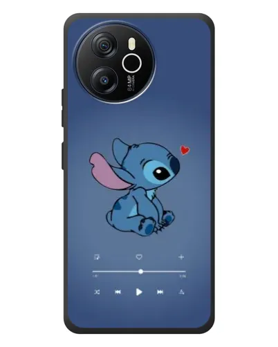 Чехол для Blackview Oscal Tiger 12 с картинкой «Музыкальный Stitch»