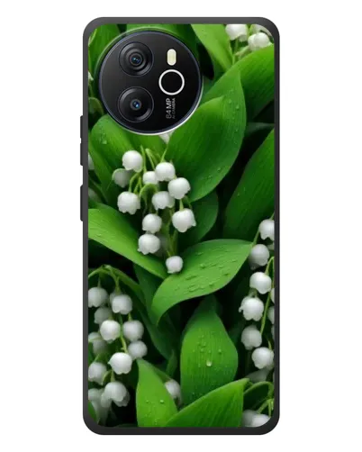 Чехол для Blackview Oscal Tiger 12 с картинкой «Ландыши в зелени»