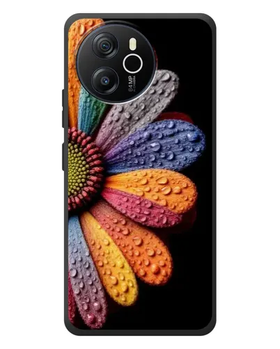 Чехол для Blackview Oscal Tiger 12 с картинкой «Радужный цветок»