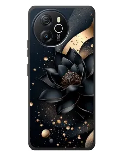 Чехол для Blackview Oscal Tiger 12 с картинкой «Черный лотос»