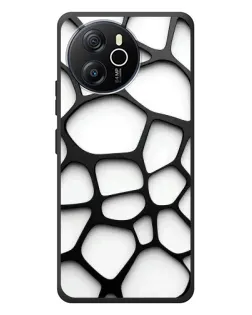 Чехол для Blackview Oscal Tiger 12 с картинкой «Белая объемная сетка» Чехол для Blackview Oscal Tiger 12 с картинкой «Белая объемная сетка»
