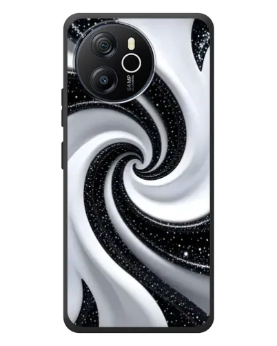 Чехол для Blackview Oscal Tiger 12 с картинкой «Черно-белая спираль» Чехол для Blackview Oscal Tiger 12 с картинкой «Черно-белая спираль»