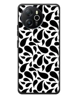 Чехол для Blackview Oscal Tiger 12 с картинкой «Контрастные черные капли»
