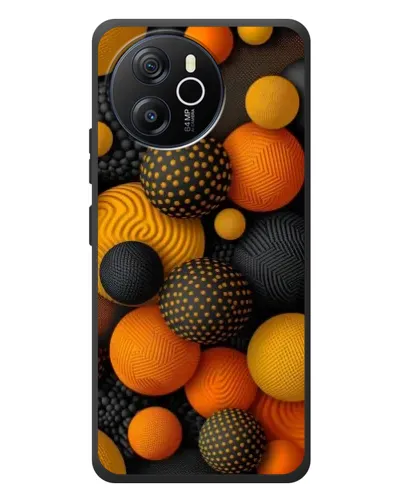 Чехол для Blackview Oscal Tiger 12 с картинкой «Объемные оранжевые сферы» Чехол для Blackview Oscal Tiger 12 с картинкой «Объемные оранжевые сферы»
