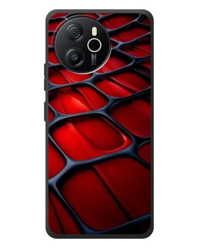 Чехол для Blackview Oscal Tiger 12 с картинкой «Красная глянцевая сетка» Чехол для Blackview Oscal Tiger 12 с картинкой «Красная глянцевая сетка»