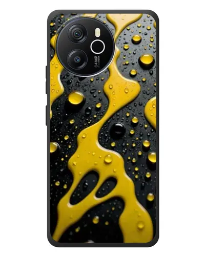 Чехол для Blackview Oscal Tiger 12 с картинкой «Жидкое желтое золото» Чехол для Blackview Oscal Tiger 12 с картинкой «Жидкое желтое золото»